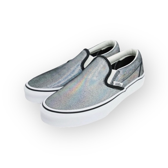 new Vans ™ ®✌︎︎ Prismatic Slip On Skater Sneakers ✌︎︎ Iridescent Suede Prism ✌︎︎ - Picture 1 of 16